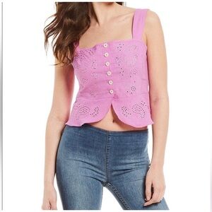 Free people pink tank 👚